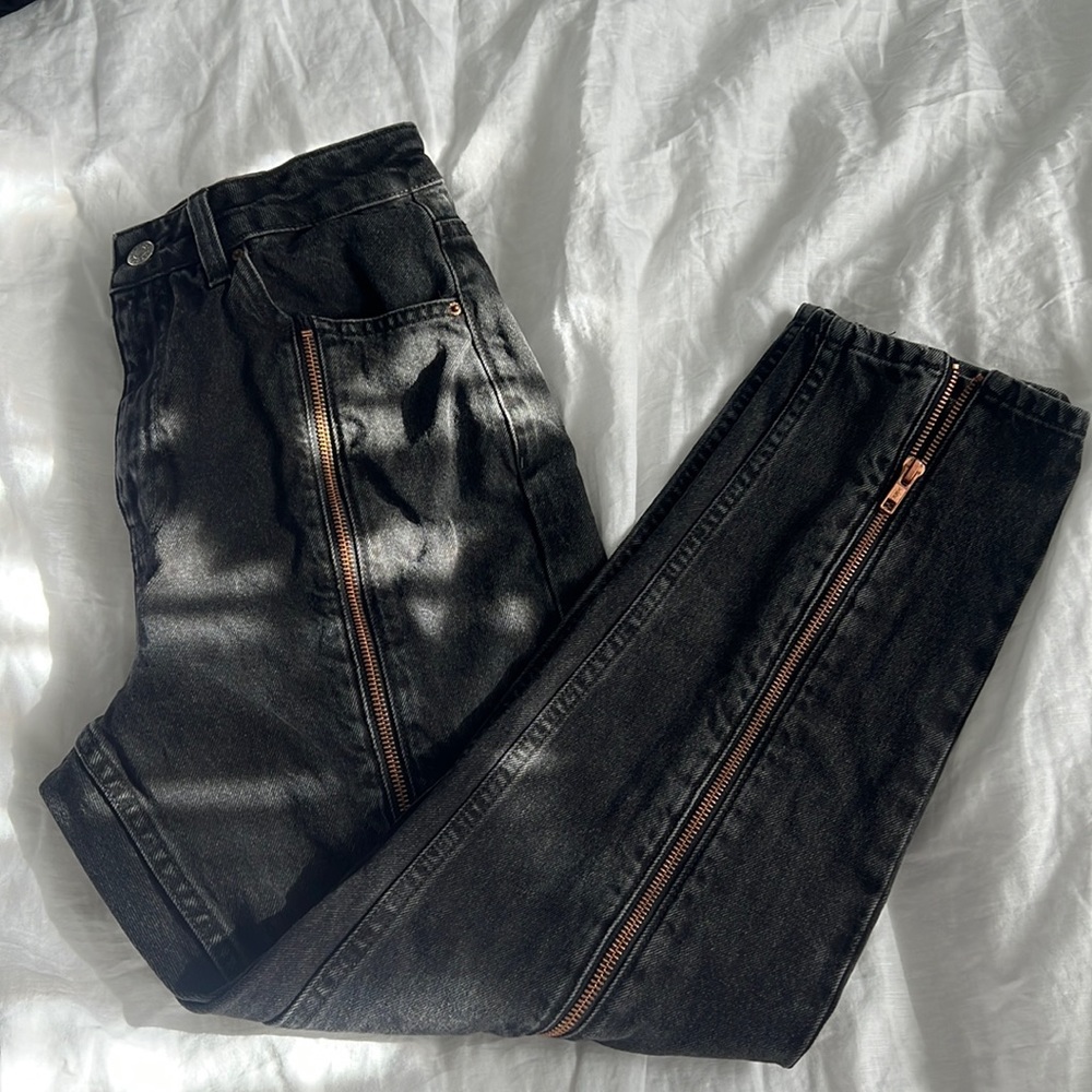Top Shop Zipper Jeans